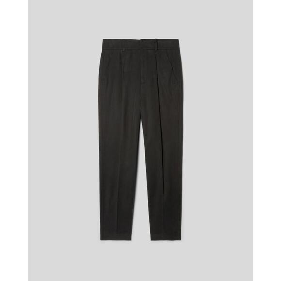 Everlane The Tencel Way-High Taper Pant Black 2 NWT - Picture 3 of 7